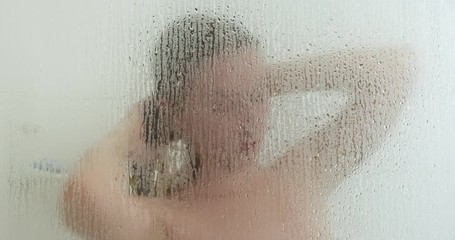 Woman Showering.
