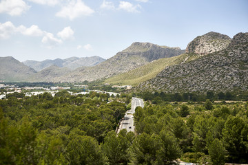 Road to Formentor Landscape, Mallorca, Balearic island, Spain
