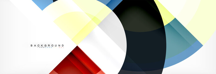 Obraz premium Vector circular abstract background