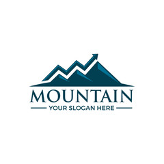 Mountain logo vector