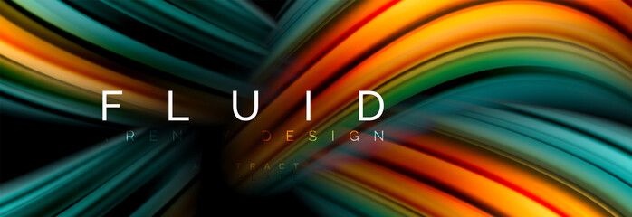 Fluid color motion concept