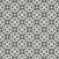 Grey seamless pattern. Fabric print. Seamless background, mosaic ornament, ethnic style. 