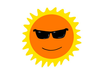 サングラスと太陽