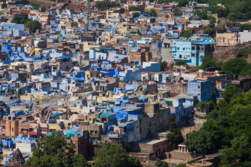 Jodhpur (Die blaue Stadt). Indien