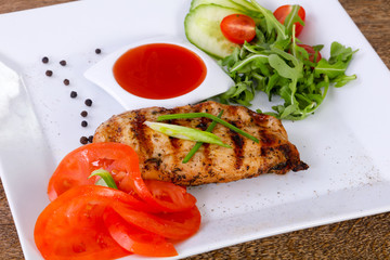Grilled chicken breast