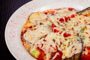 Tasty vegetables in Italian