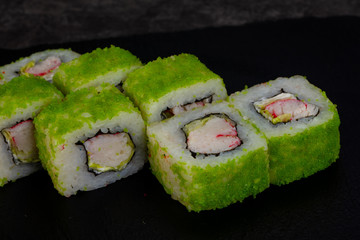 Japanese roll with prawn