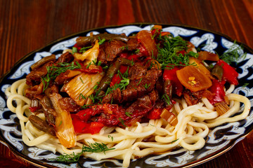 Uzbek traditional lagman