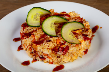 Fried rice with chicken