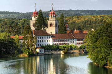 Catholic Monastery, Rheinau, Switzerland (HDR version)