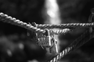 locks on a rope