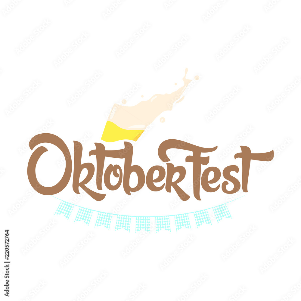 Wall mural Oktoberfest party Background