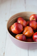 Fresh nectarines