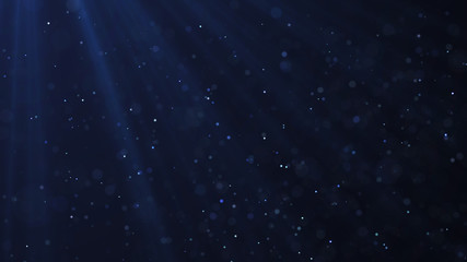 Dust particles. Abstract particle background. Dots background. 4k rendering.