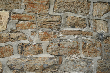 Old stone wall.