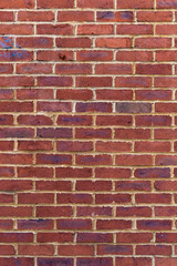 Abstract weathered stained background of brick wall texture, grungy architecture wallpaper