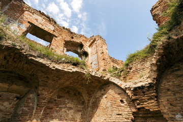 the ruins of an ancient castle