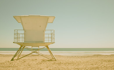 Vintage Beach Summer Background