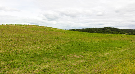 hilly field