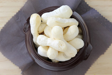 Polvilho biscuit made with flour cassava
