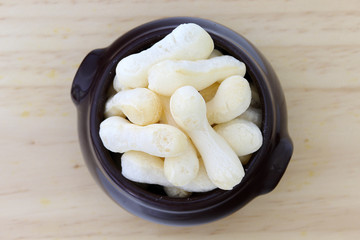 Polvilho biscuit made with flour cassava