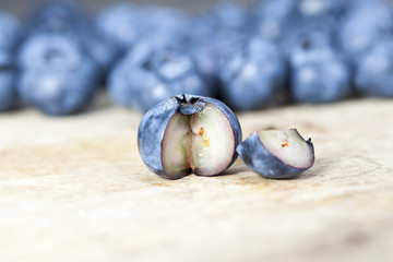 ripe blueberry