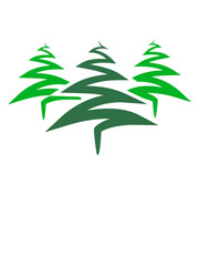 3 bäume weihnachtsbaum weihnachten nikolaus winter geschenke tannenbaum nadelbaum baum kalt schnee schmuck clipart