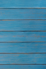 Blue wood background summer beach vertical