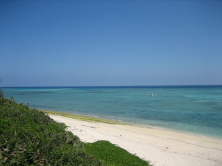 宮古島の海と空
