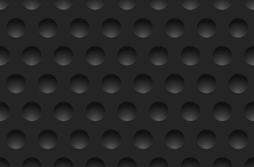 Seamless abstract texture background with round cavities