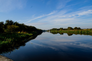 Fototapeta na wymiar New Junction Canal, Yorkshire, England