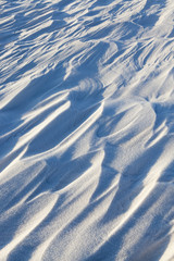 deep snow wavy