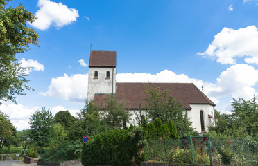 Fototapeta na wymiar Kirche in Mörsheim