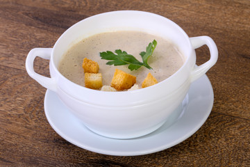 Mushroom cream soup
