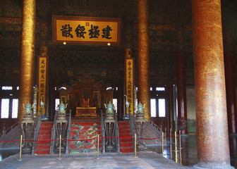 Temples Of The Forbidden City In Beijing China