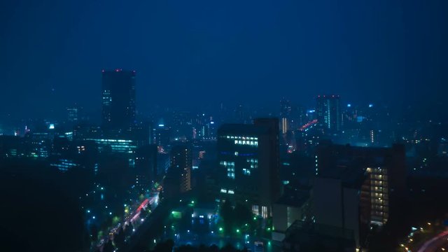 東京・タイムラプス・落雷・ゲリラ豪雨・台風