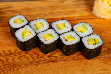 Japanese roll with avocado