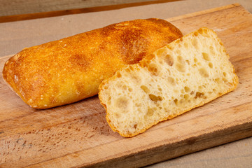 Italian ciabatta bread