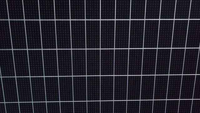 Solar panels aerial 4k