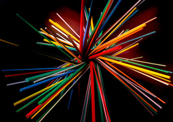 Colored plastics