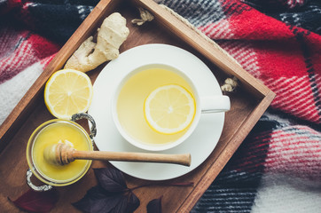 Healthy ginger tea