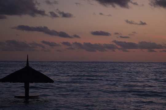 moldives sunset