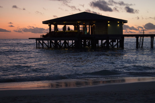 moldives sunset