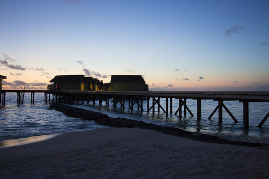 moldives sunset