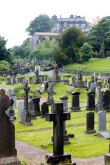 Naklejka premium Cimetière de Stirling en Ecosse