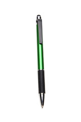 Green pen on white background