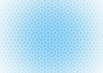 blue hand drawn watercolor retro tapestry background pattern with little squares and faded corners