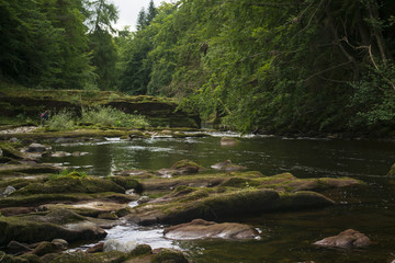 narrowing of the river esk