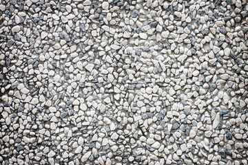 Gravel wall patterns texture ,Gray and white abstract background