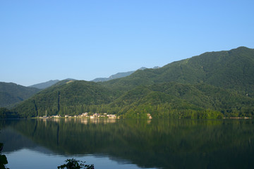 Fototapeta na wymiar 青木湖